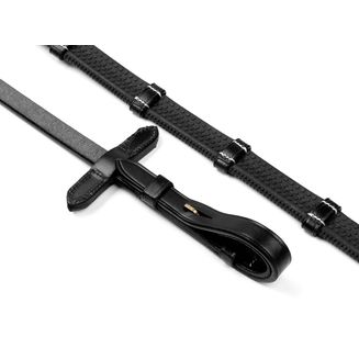 Whitaker Rer052 Valencia 9-Loop 1/2 Reins Black