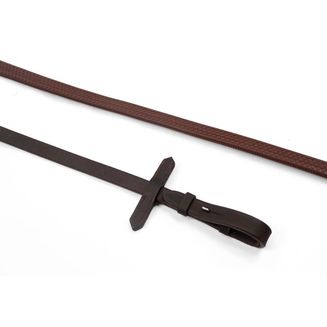 Whitaker Rer055 Ready To Ride Rubber Reins Havana