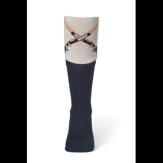 Waring Brooke Crossed Gun Socks