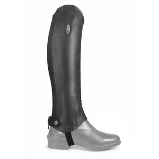 Brogini Lg035 Vicenza Leather Tall Gaiter Black