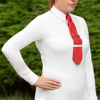 Supreme Products Long Sleeve Champion Junior Show Rider Competition Shirt with Zip