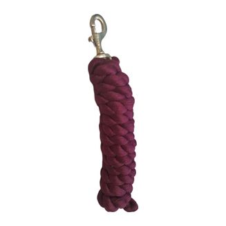 Gallop Premium Polycotton Lead Rope Burgundy