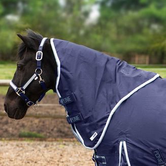 Gallop Trojan Duraproof 5-Point Lightweight Neck Cover Navy
