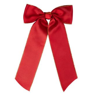 Supreme Products Picture Perfect Red/Gold Long Hair Bows (One Size)