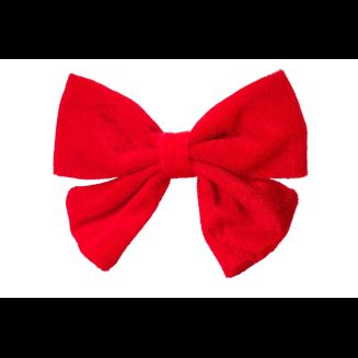 House of Paws Oversized Red Velvet Bow Tie for Dogs