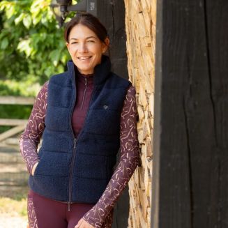 Hy Equestrian Elevate Heritage Teddy Fleece Gilet