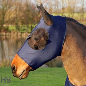 Hy Equestrian Lycra Flex Fly Mask with Nose