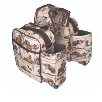 Hy Equestrian Thelwell Collection Comic Chaos Saddle Pannier - One Size