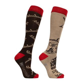 Hy Equestrian Thelwell Collection Comic Chaos Socks (Pack of 2)