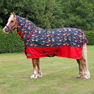 StormX Original 0 Turnout Rug - Thelwell Collection Rosettes &amp; Rascals
