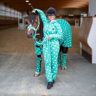 Supreme Products Adult's Dotty Fleece Onesie