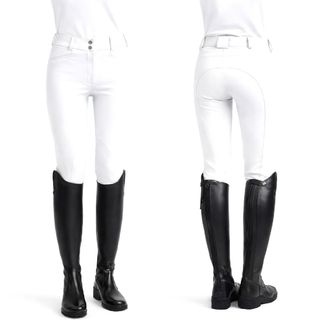 Whitaker B238k Hemsworth Young Rider Breeches Child White