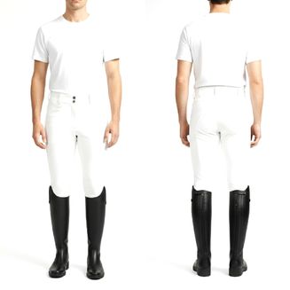 Whitaker B238m Hemsworth Mens Breeches White
