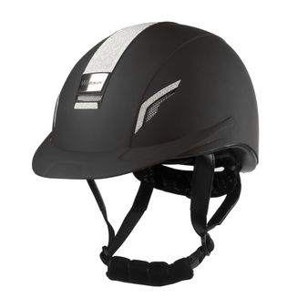 Whitaker Rh038 Vx2 Sparkly Riding Helmet Black
