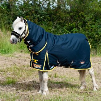 Gallop Ponie Duraproof 200g Turnout Combo Turnout Rug Navy