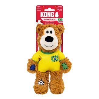 Kong Wild Knots Sport Bra Bear Brazil Dog Toy