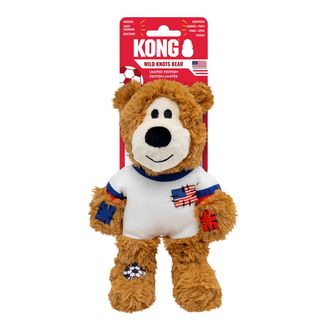 Kong Wild Knots Sport Usa Bear Usa Dog Toy