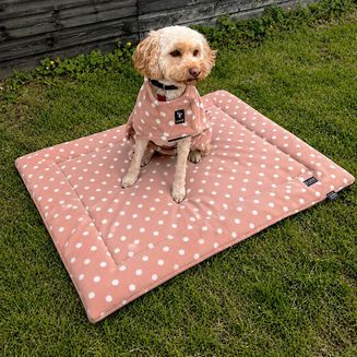 Supreme Products Dotty Fleece Dog Bed