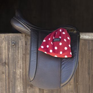 Supreme Products Dotty Fleece Stirrup Covers - One Size