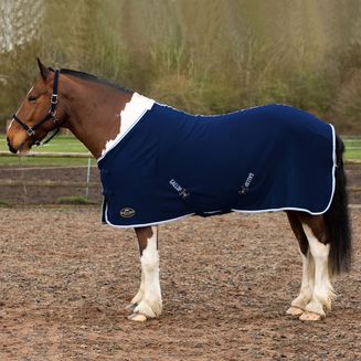 Gallop Ponie Tiddlywinks Jersey Cooler Rug Navy/White/Sky