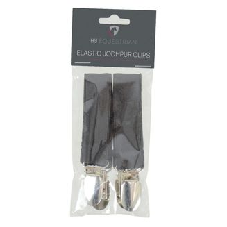 Hy Equestrian Elastic Jodhpur Clips Black