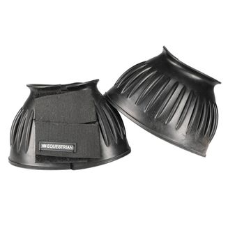 Hy Equestrian Rubber Over Reach Boots Black