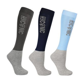 Hyconic Socks By Hy Equestrian Adult Blue
