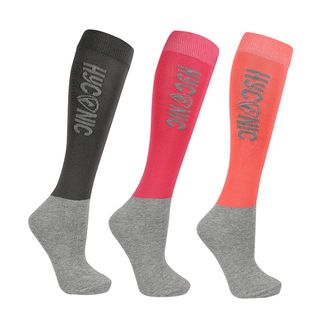 Hyconic Socks By Hy Equestrian Adult Pink