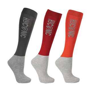 Hyconic Socks By Hy Equestrian Adult Red