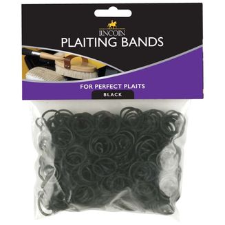 Lincoln Plaiting Bands Black