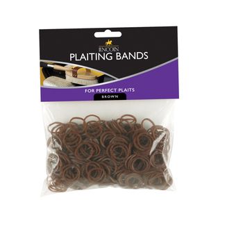 Lincoln Plaiting Bands Brown