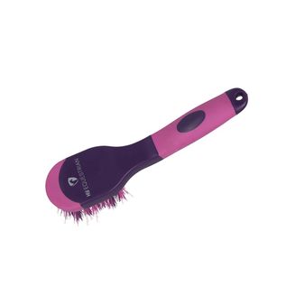 Progroom Two-Tone Bucket Brush By Hy Equestrian Purple/Pink