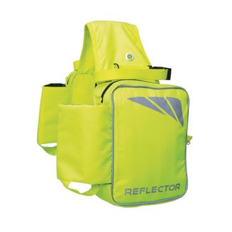 Reflector Saddle Pannier By Hy Equestrian Yellow