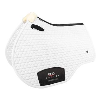 Hy Equestrian Proreaction Shield Close Contact Saddlepad Wht Saddle Pad White