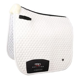 Hy Equestrian Proreaction Shield Dressage Saddlepad Saddle Pad White