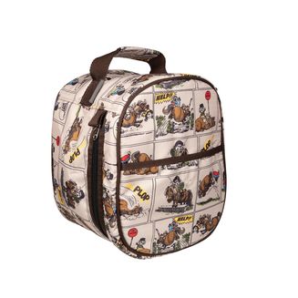Hy Equestrian Thelwell Comic Chaos Hat Bag Taupe