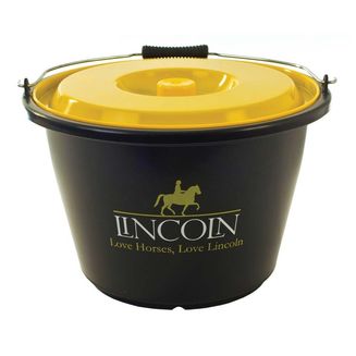 Lincoln Bucket With Lid Black/Yellow