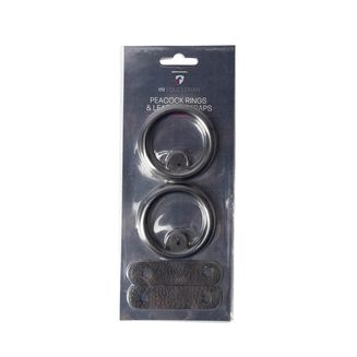 Hy Equestrian Peacock Rings &amp; Ather Straps Black
