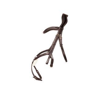 Hy Equestrian Propresicce Pelle Grackle Leather Bridle Brn/B Brown/Brass