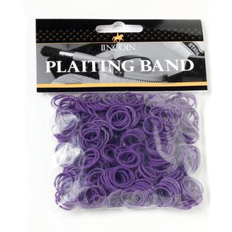 Lincoln Plaiting Bands Purple