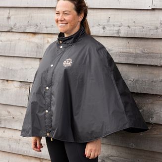 Supreme Products Active Show Rider Rain Cape Adult Black/Gold
