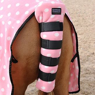 Supreme Products Dotty Fleece Tail Guard Pretty Pink