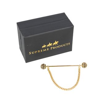 Supreme Products Glitz &amp; Glam Collar Pin Gold/Black