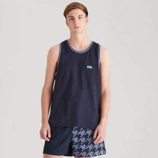 Ridgeline Men's Navy Signature Singlet