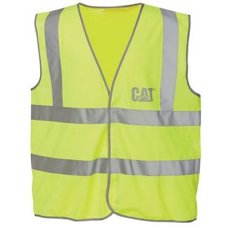 Caterpillar Printed Hi-Vis Vest - Yellow