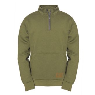 Caterpillar AG 1/4 Zip Pull Over Jumper in Cypress