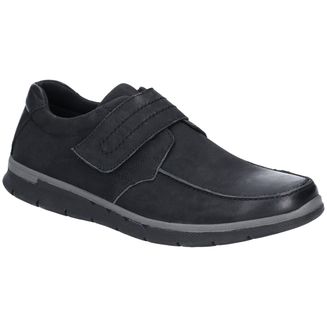 Hush Puppies Duke Velcro Shoe in Black