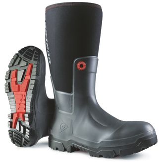 Dunlop Snugboot Pioneer Wellington Boot (Black)