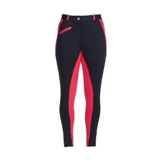 HyPERFORMANCE Sienna Ladies Jodhpurs - Navy/Raspberry