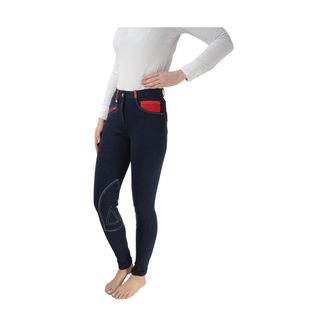 HyPERFORMANCE Diesel Ladies Jodhpurs - Navy/Red